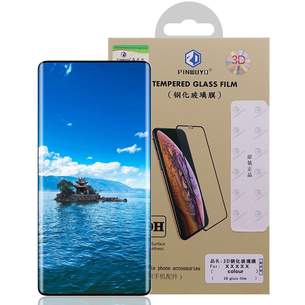 PINWUYO 3D Hot Bending Tempered Glass Filmfor Honor 70 5G Full Glue Anti-Fingerprint Tempered Glass HD Screen Protector