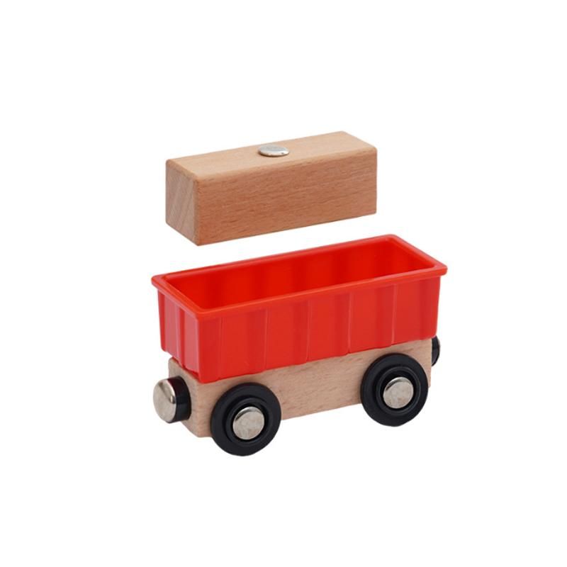 New Wooden Multifunctional Magnetic Car Scenery Car Toy For Kids Compatible with Thomas Wooden Train Track
