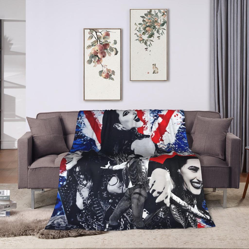 Warm BlanketKids Picnic Rhea Ripley Throw Blanket Flannel Bedspread For Home Decor Funny Sofa Bed Cover