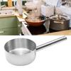 Stainless Steel Milk Pan with Handle Heat Resistant Small Sauce Pan for Induction Kitchen Restaurant 2.5kg
