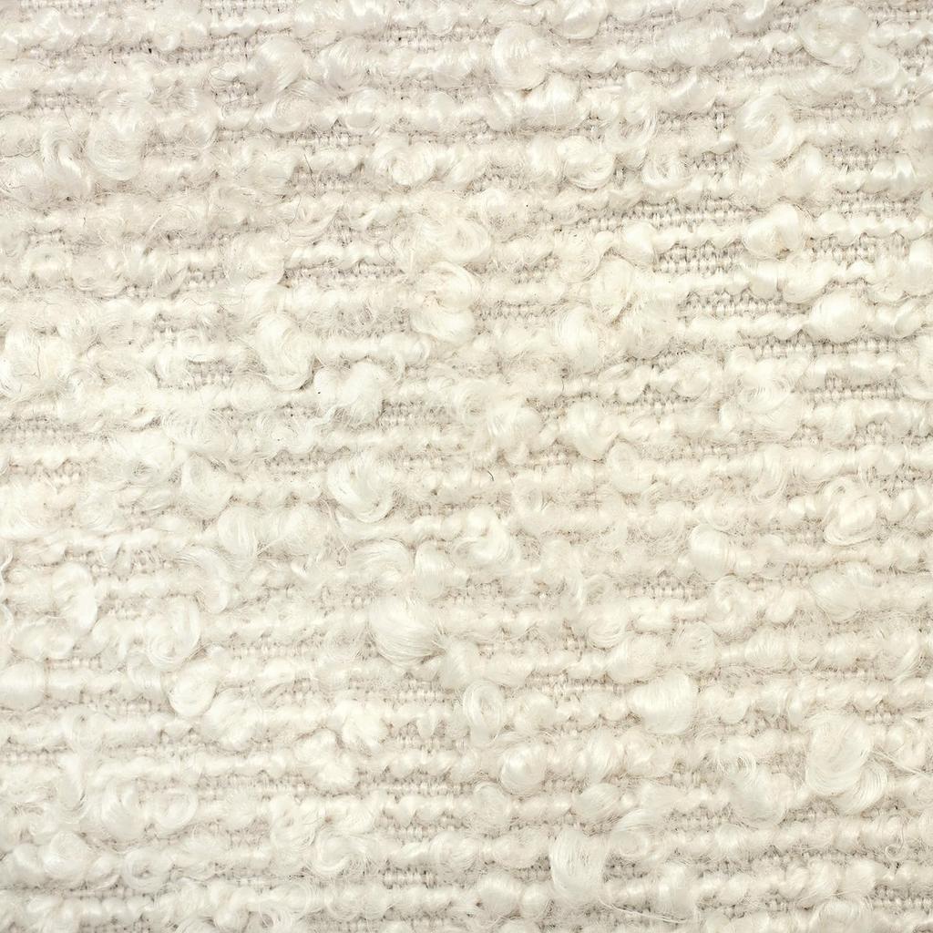 Quarter Report Rustic Cushion Solid Zipper Made in Japan Cover, Boucle, Natural, Approx. 45x45cm, Color, Simple, Closure,