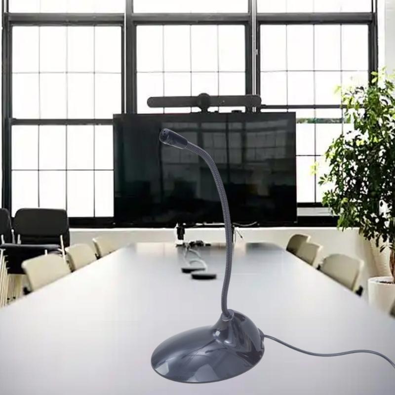 with On/Off Button Computer Microphone for Streaming, Podcasting,Gaming Mic Solid Construction Computer Gaming Mic