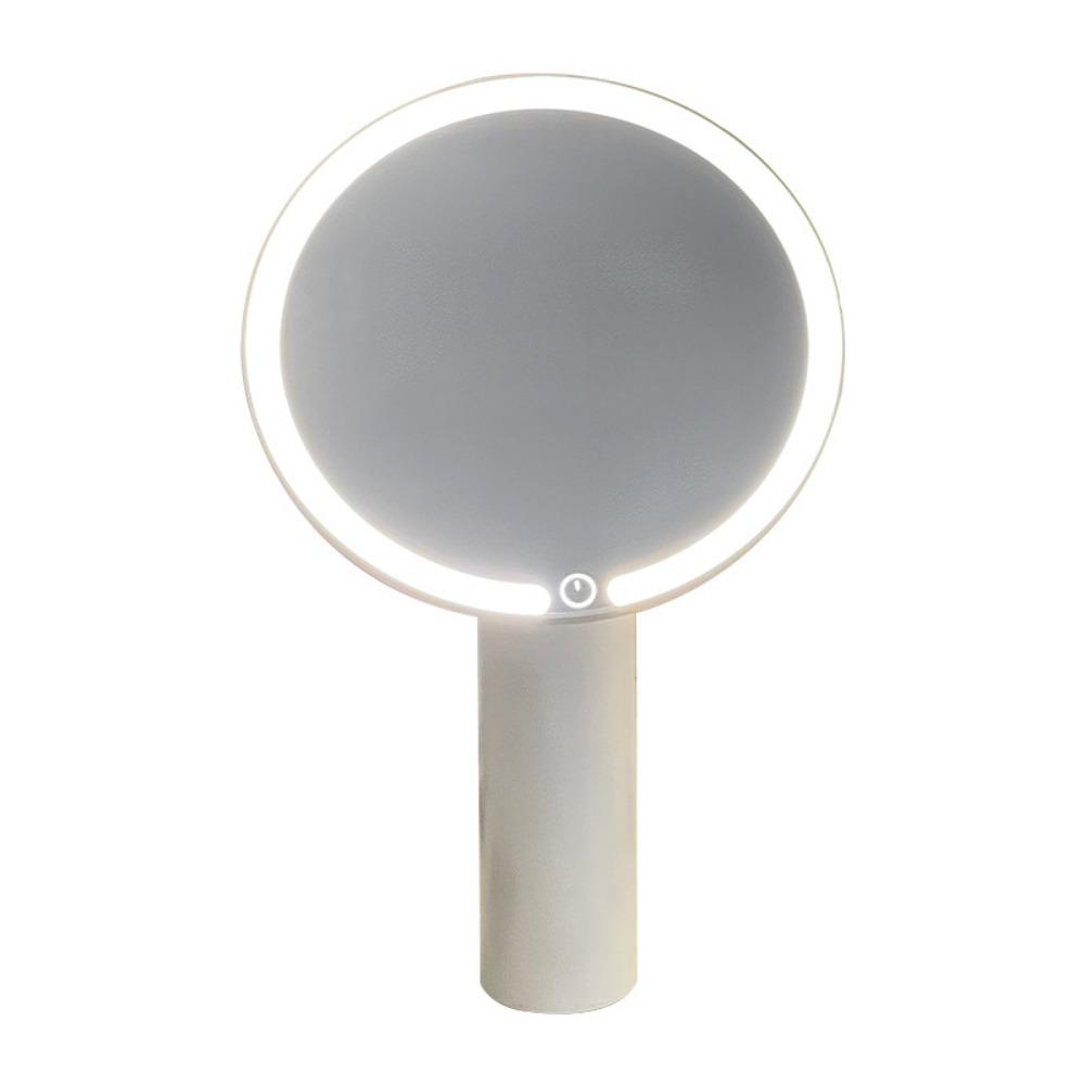 

3 Color Lights Vanity Mirror with Light USB Charging Lighted Desktop Mirrors Dressing Table белый