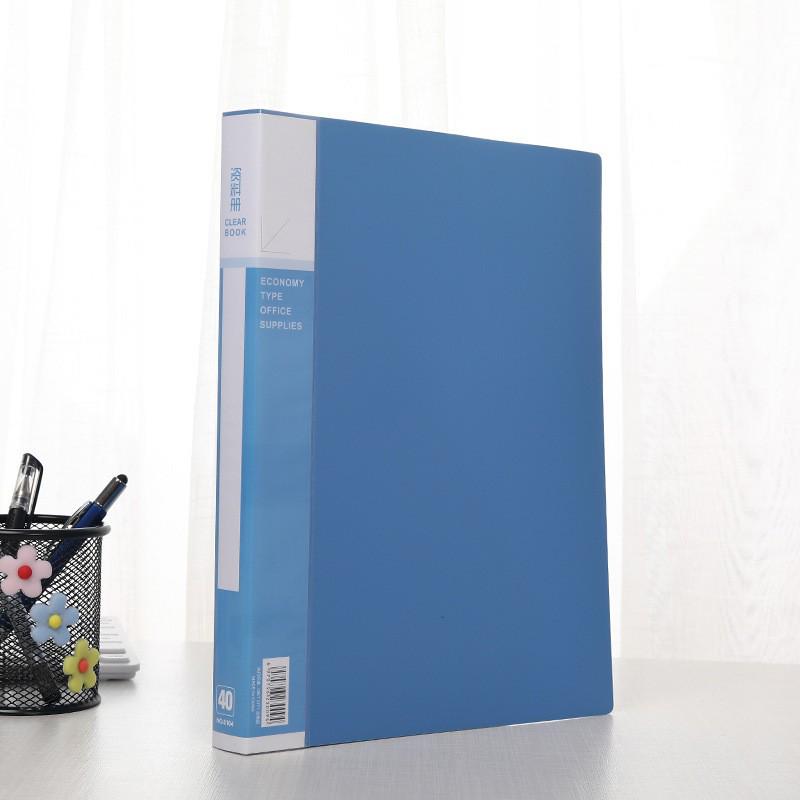 Elegant Transparent A4 File Folder Holder for Test Papers - Single & Double Clip, Thickened Office Storage.