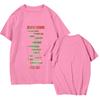 Women's Casual Printed T-Shirt Round Neck Pullover Short Sleeve Top