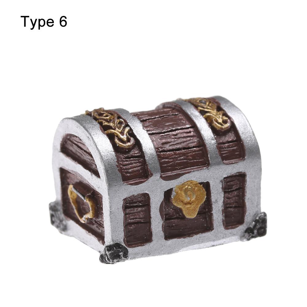 

1 шт. Миниатюрная касса, пиратская приключенческая игра, кукольный домик, украшение, сундук с сокровищами, фигурка, микропейзаж, креативная шкатулка для украшений, горячая