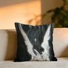 Angels And Demons Cushion Cover Cozy Velvet Throw PillowSoft Warm Cushion For Sofa  Bed
