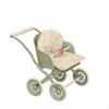 1/12 Scale Doll Pram Realistic Design BJD Carriage Encourages Imaginative Play Miniature Infant