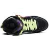 Fila Fusion Serie Desperado Tessuto Pelle Sintetica Scarpe Shadow Bat Mid Top Scarpe da Basket Retrò Sneakers Donna Nero Viola T12W243231FBP