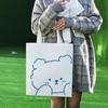 Customizable Eco-Friendly Canvas Tote with Logo or Hand-Painted Designs - Blank Cotton Bag Available for Personalization.