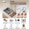 Yuying Stainless Steel Kitchen Sink Set