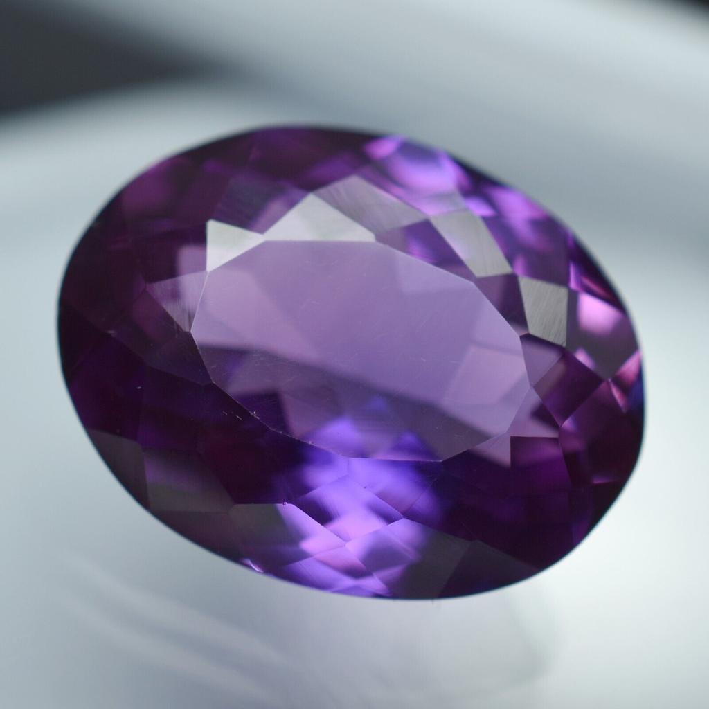 Natural Purple Tanzanite Loose Gemstone Oval Cut 9.10 Ct for Jewelry Making and Gem Collections