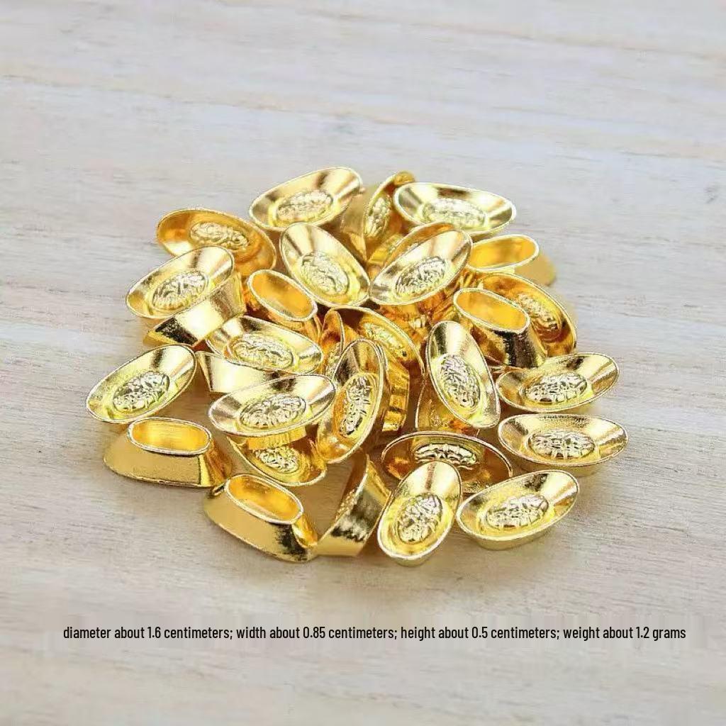 Semi di girasole Yuanbao Mini Lingotti d'oro Decorazione - Vaso Cento Benedizioni Accessorio