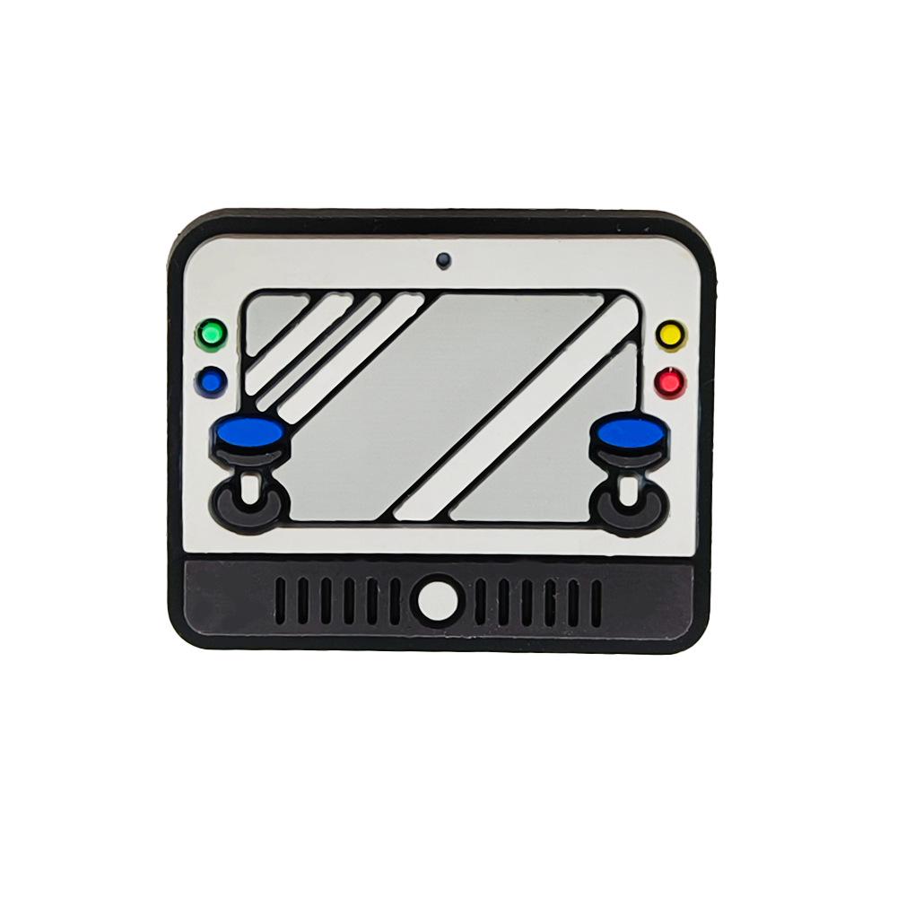 35-Piece Game Console Shoe Charm Set - Creative PVC Soft Rubber Clog Accessories