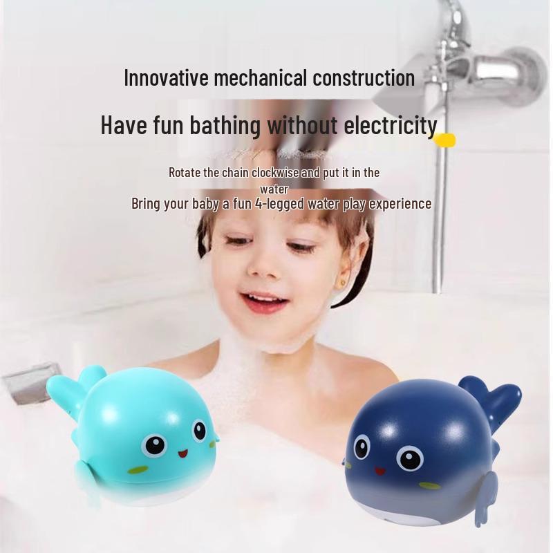 Summer Bath Toys for Infants: Swimming Turtle, Dolphin & Cute Duck