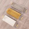 Plastic Pasta Storage Box Containers Organizer For Pantry Spaghetti Noodle Container For Kitchen Cupboard Refrigerator