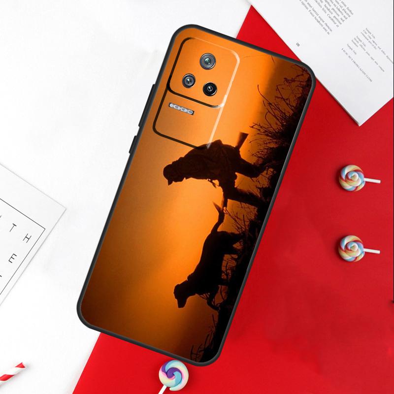 Hunter Man Fishing Dog Cover For Xiaomi 15 Ultra 13 14 11T 12T 13T 14T Pro POCO X7 Pro X3 X5 X6 M6 F5 F6 Pro Case