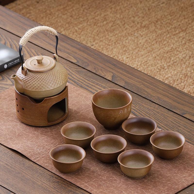 Coarse Pottery Stove-Side Tea Set