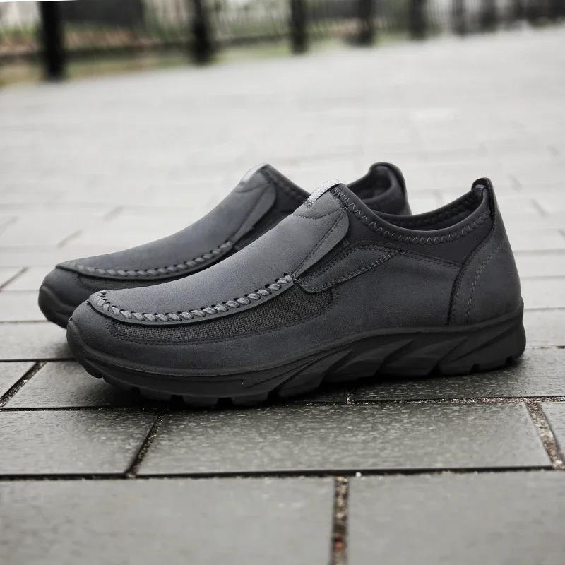 

Fashion 2025 Brands Men Casual Shoes Fashion Mens Loafers Moccasins Breathable Slip on Retro Driving Shoes Men Sneakers Plus Size 39-48 39