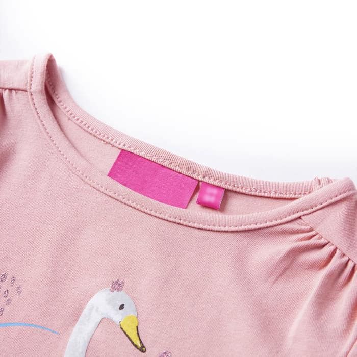 Kids' Long-sleeved T-shirt Light Pink 92/104/116/128/140