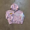 American street hot-selling hooded cardigan casual sweater letter 3d printed jacket trendy top street