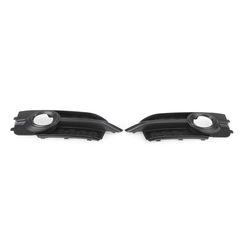 2PCS Front Bumper Fog Light Cover Grille Fit A1 8X S-Line 2011-2014