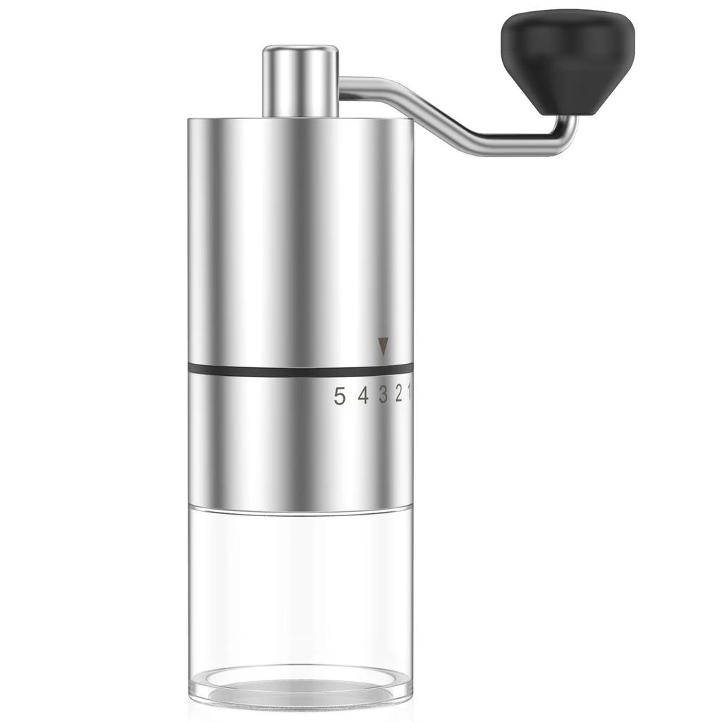 Ruční mlýnek na kávu Nerezové mlecí kameny Ruční mlýnek na bylinky a kávová zrna Kávový doplněk Mini mlýnek na kávu