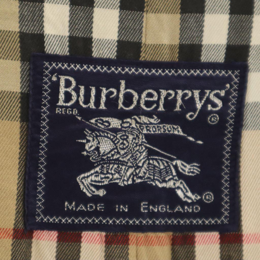 Burberrys 90s Made in England Old trench coat khaki Men's Used