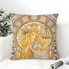 Art A-Alphonse M-Mucha Master Pillow Case linen pillow case sofa home decor cushion cover cushion cove