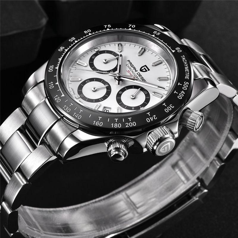 2021 PAGANI Design Top Marke menn Sport Quarz Uhren Sapphire Edelstahl Wasserdicht Chronograph Luxus Reloj Hombre