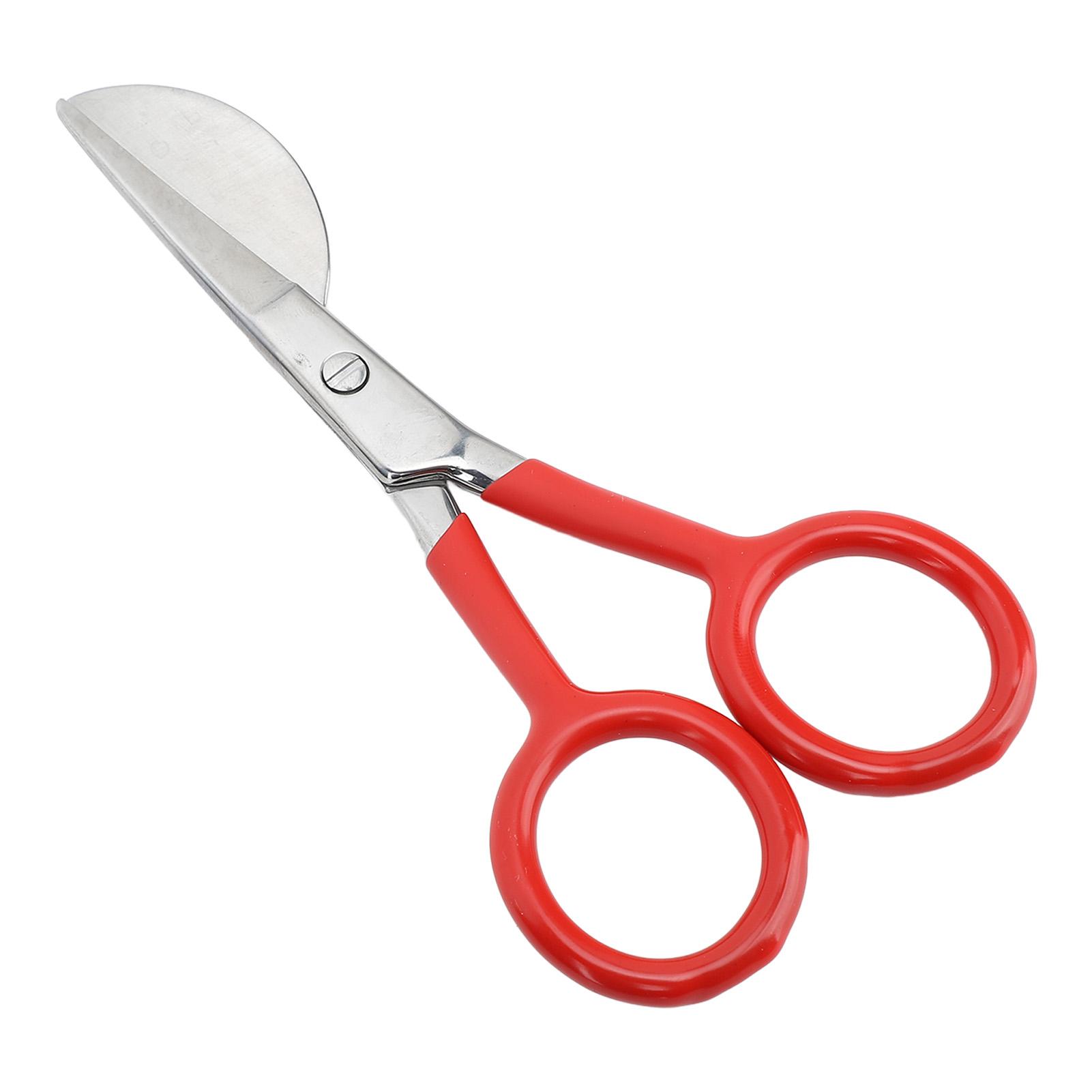 Carpet Scissors Rustproof Stainless Steel Duckbill Scissors Ergonomic Carpet Trimming Shears Multipurpose Applique Scissors