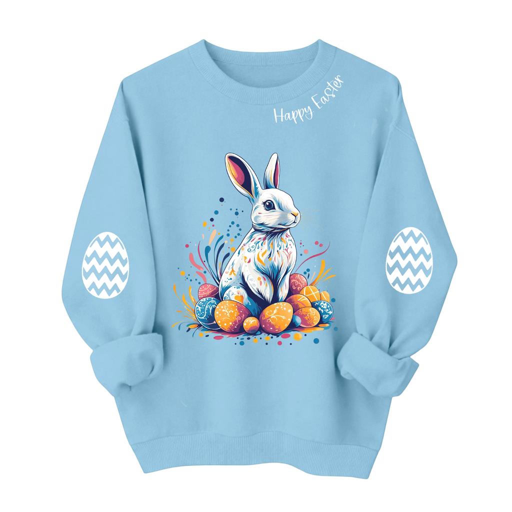 Crewneck Sweatshirt For Women Fall Graphic Sweatshirts Vacation Long Sleeve Drop Shoulder Pullover