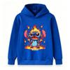 Kids Boys Girls Hoodie Angry Fire Stitch Graphic Print Pullover Hooded Sweatshirt Casual Long Sleeve Loose Fit Top For Teenagers Children Streetwear