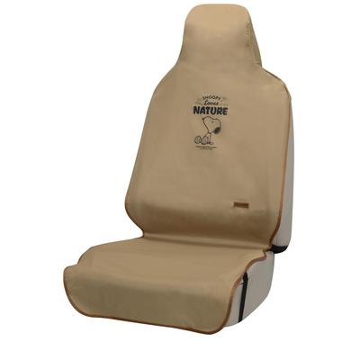 BONFORM PEANUTS SNOOPY Sitz Snoopy Vorne Einheitsgröße Passt Einfach Kratz- und Fleckenabdeckungen, Natur, Wasserdicht, Beige, Sitz, Alle, Installation, Resistent,