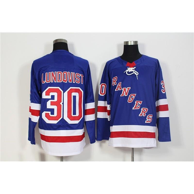 New York Rangers NHL Hockey Jersey Uomo Uniforme da Ghiaccio Abbigliamento per Tifosi Miscela Sintetica Premium