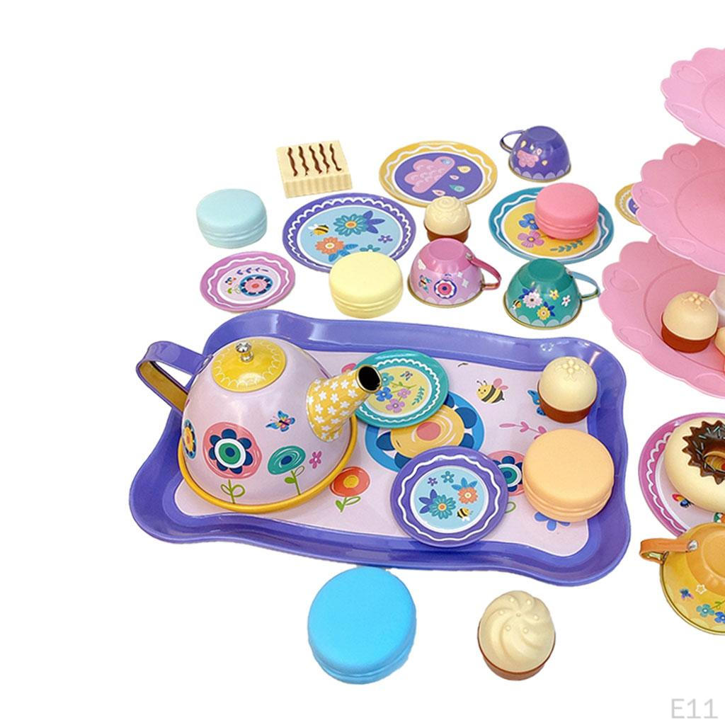 Set Toy Dishes And Utensils with Accessories Pretend Toys for Toddler Boys Children Kitchen