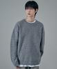 Mubeun Soft Wool Blend Crew Neck Sweatknit Gray