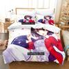 3D Print Katou Megumi Bedding Set Single Twin Full Queen King Size Bed Set Adult Kid Bedroom Duvetcover Sets Anime