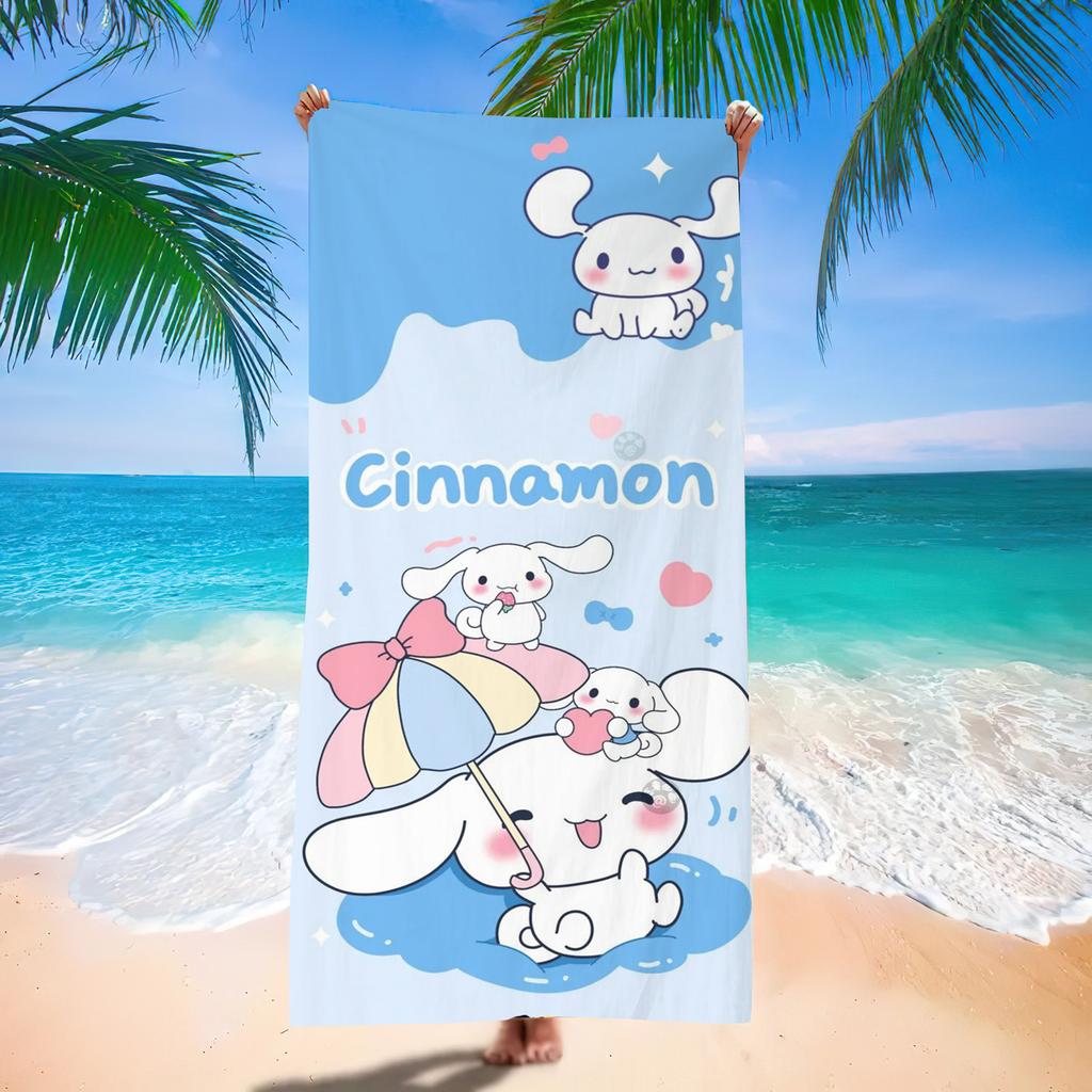 Popular Beach Towels Children'S Cartoon Quick-Drying Beach Towels Microfiber Digital Printing Bath Towels