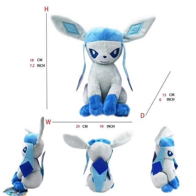 18Cm Pokemon Eeveelution Plush Toys Series 24 Styles Sstanding Sitting Posture Sofa Hug Pillow Desktop Ornament Periphery Gifts