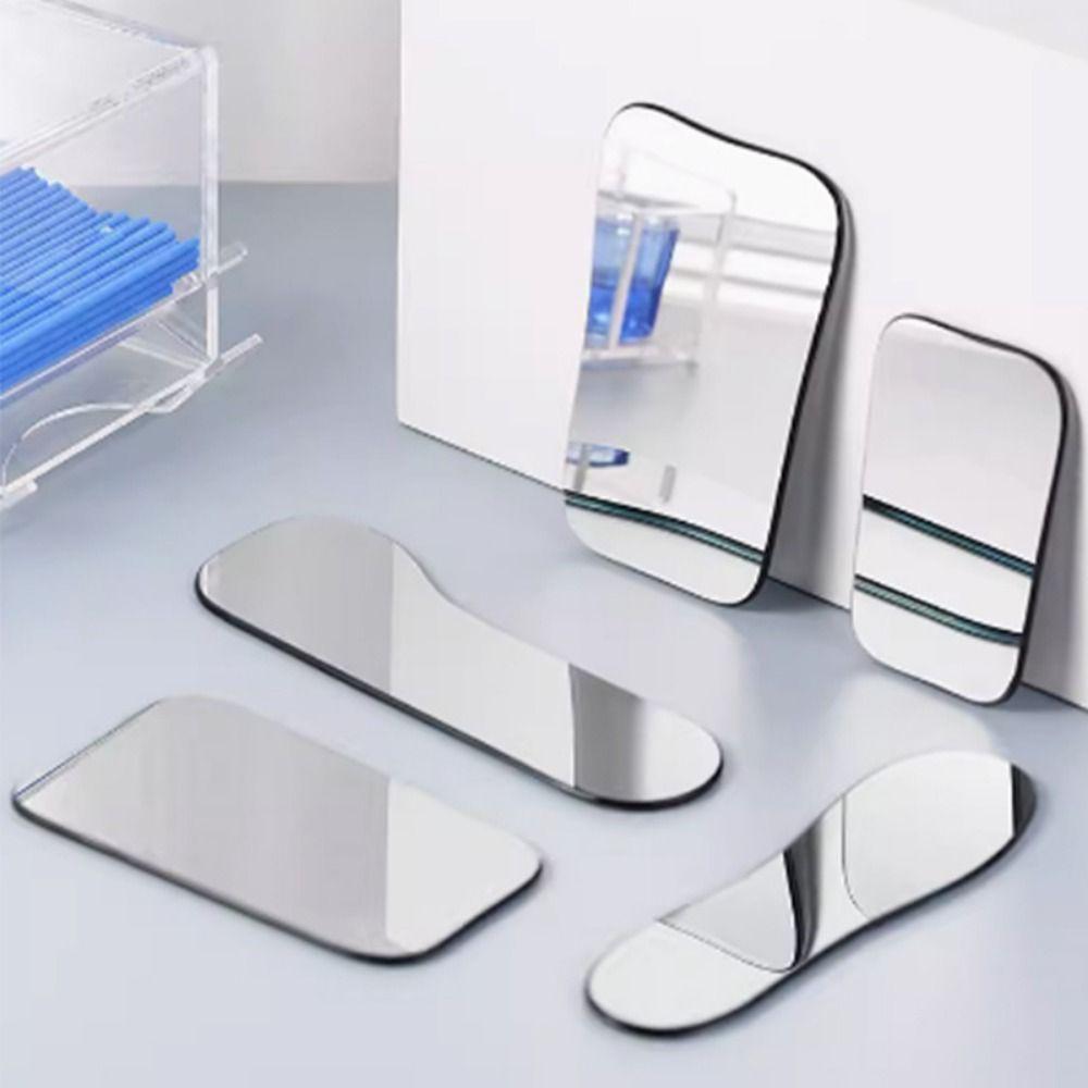 5Pcs/set Storage Box Intraoral Dental Reflector Glass Intra Oral Reflector  Dentistry