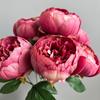 Artificial Peony Silk Flowers Bouquet Fake Flowers Arrangement Vintage Wedding Decoration Home Decor 1 Bunch 7 Head