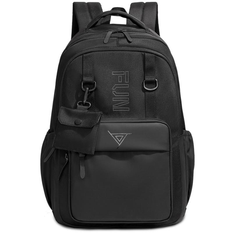College Style Backpack Men's Large Capacity Backpack Junior Senior High School Student Contrast Color Campus Schoolbag