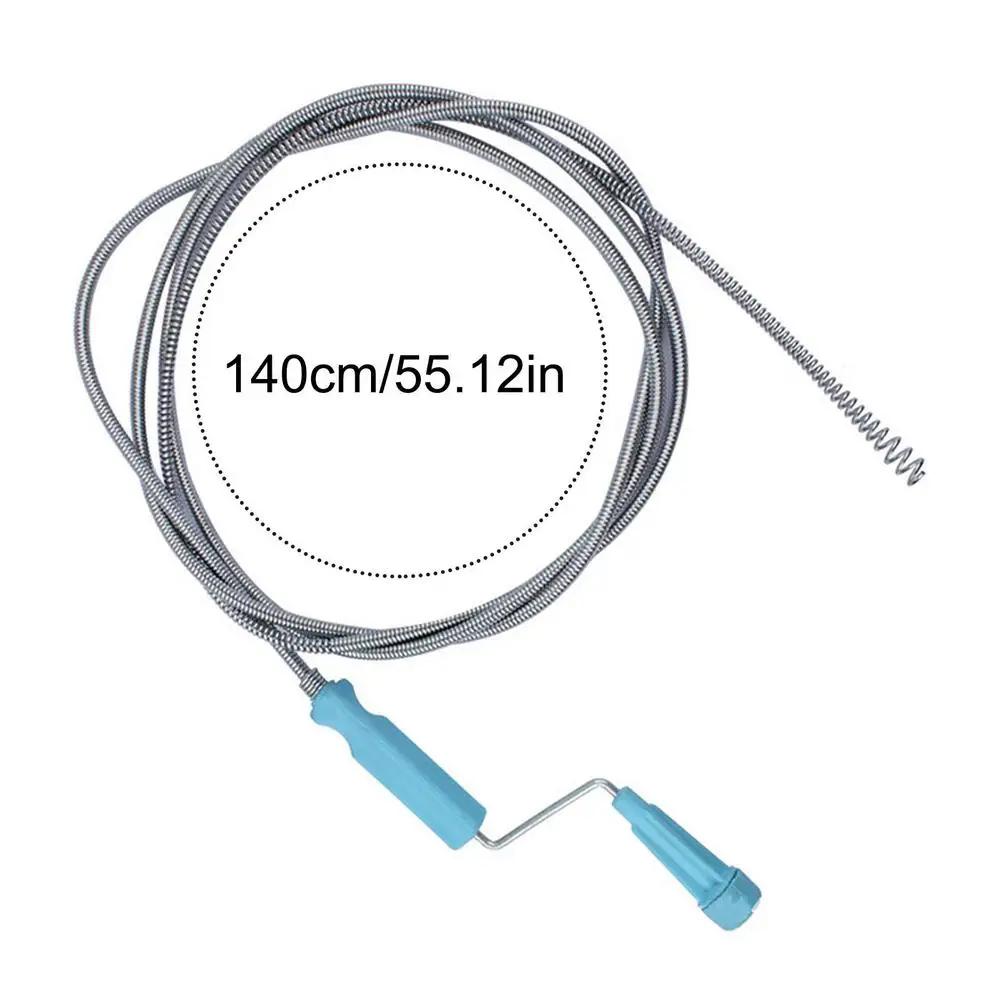 Household manual sewage pipe unclogging tool, spring pipe unclogging tool, kitchen, bathroom, sink, drainage system, blockage re