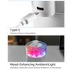 Cool Mist Humidifier 180ML Portable Small Humidifier with 7 Colors Night Light Desktop Humidifier for Home Bedroom Office Yoga