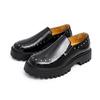 Brand Slip On Business Party Leather Shoes Loafers for Men Thick Soled Shoes Anti Slip Man Moccasin Handmade Office Casual Shoes