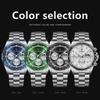POEDAGAR Luxury Sport Watch For Men Waterproof Luminous Date Chronograph Man Wristwatch Stainless Steel Men's Quartz Watches