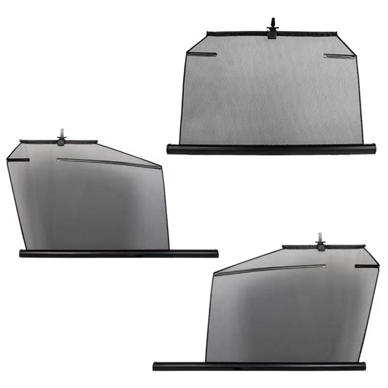 Automatic Retractable Car Window Curtain Sunshade Summer UV Privacy Protection Mesh Universal For Car Exterior Accessories