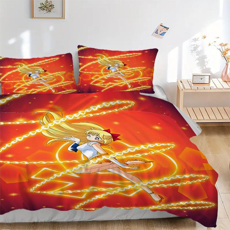 

Комплект постельного белья с принтом Сейлор Мун, 3 предмета - Four Seasons Home High, Стираемый в машине Плед с наволочками (Без наполнения) yy250909022 135x200cm