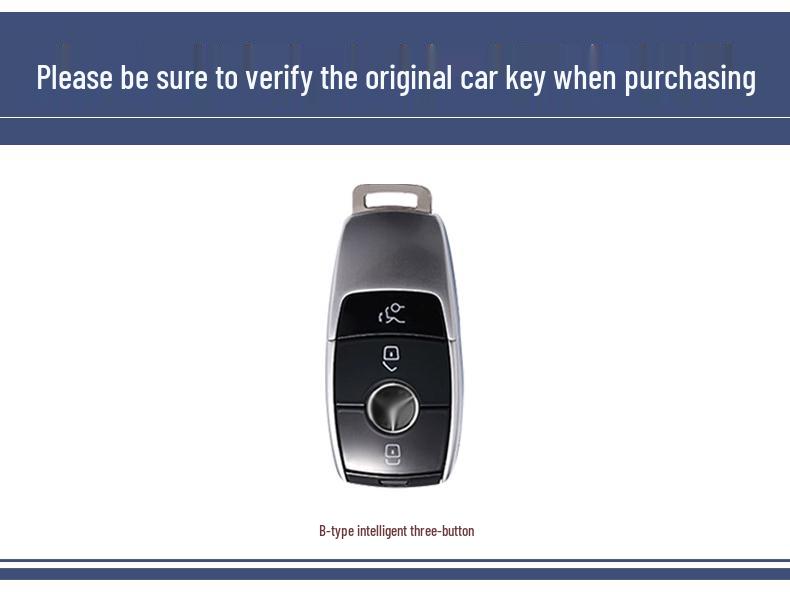 Mercedes Schlüsselabdeckung für E300L C260L A200L C200L GLC GLA GLE350 GLB220 - Stilvolles Autozubehör für Männer und Frauen.